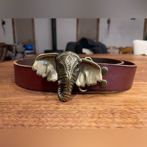 Lucky Brand Elephant belt Elephant